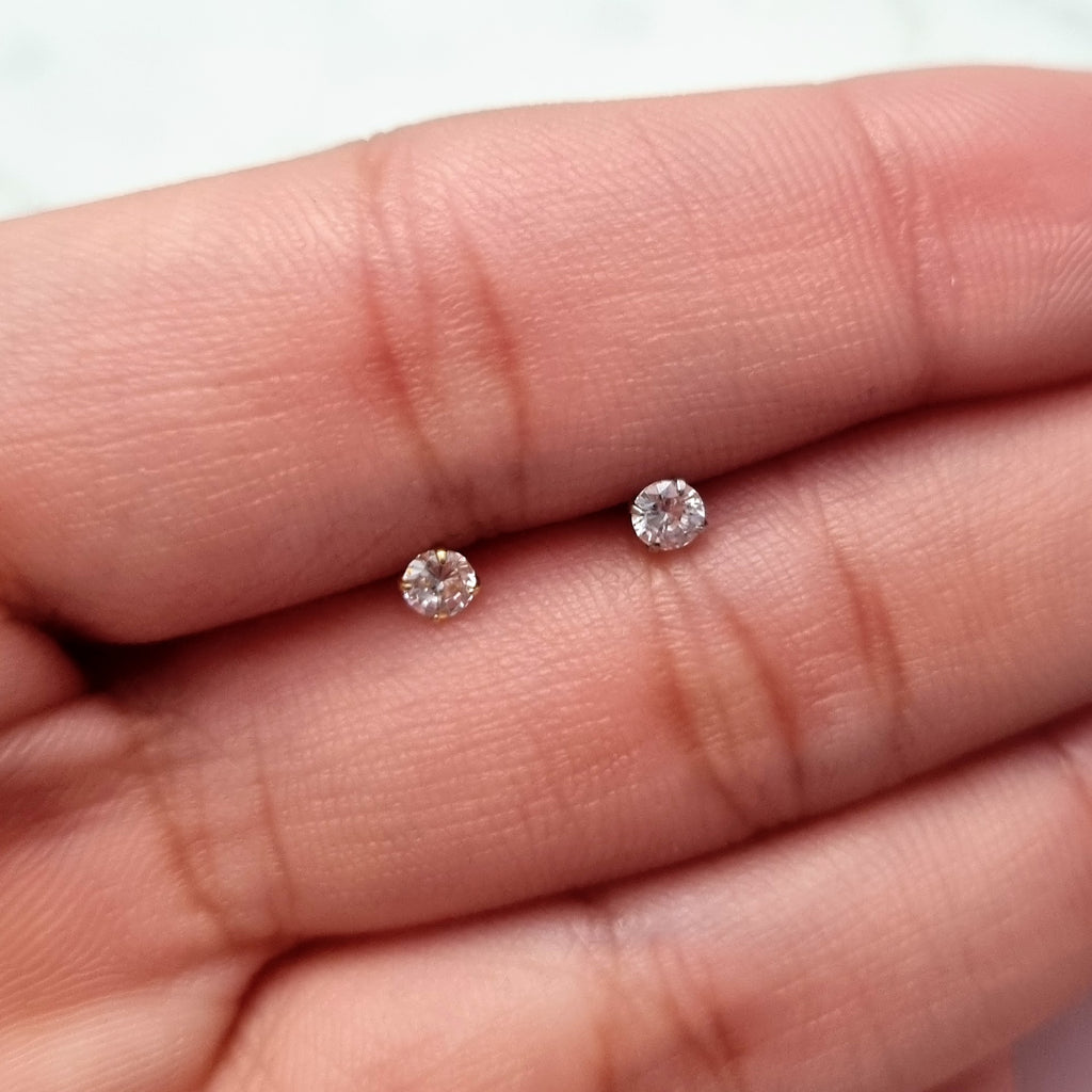 Piercing Plata 925 Solitario Chico