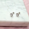 Aretes Plata 925 Flor