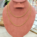 Collar Chapa de Oro Torsal