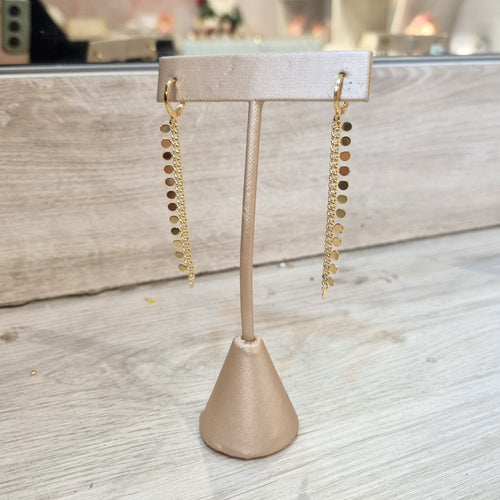 Aretes Chapa de Oro Bolitas