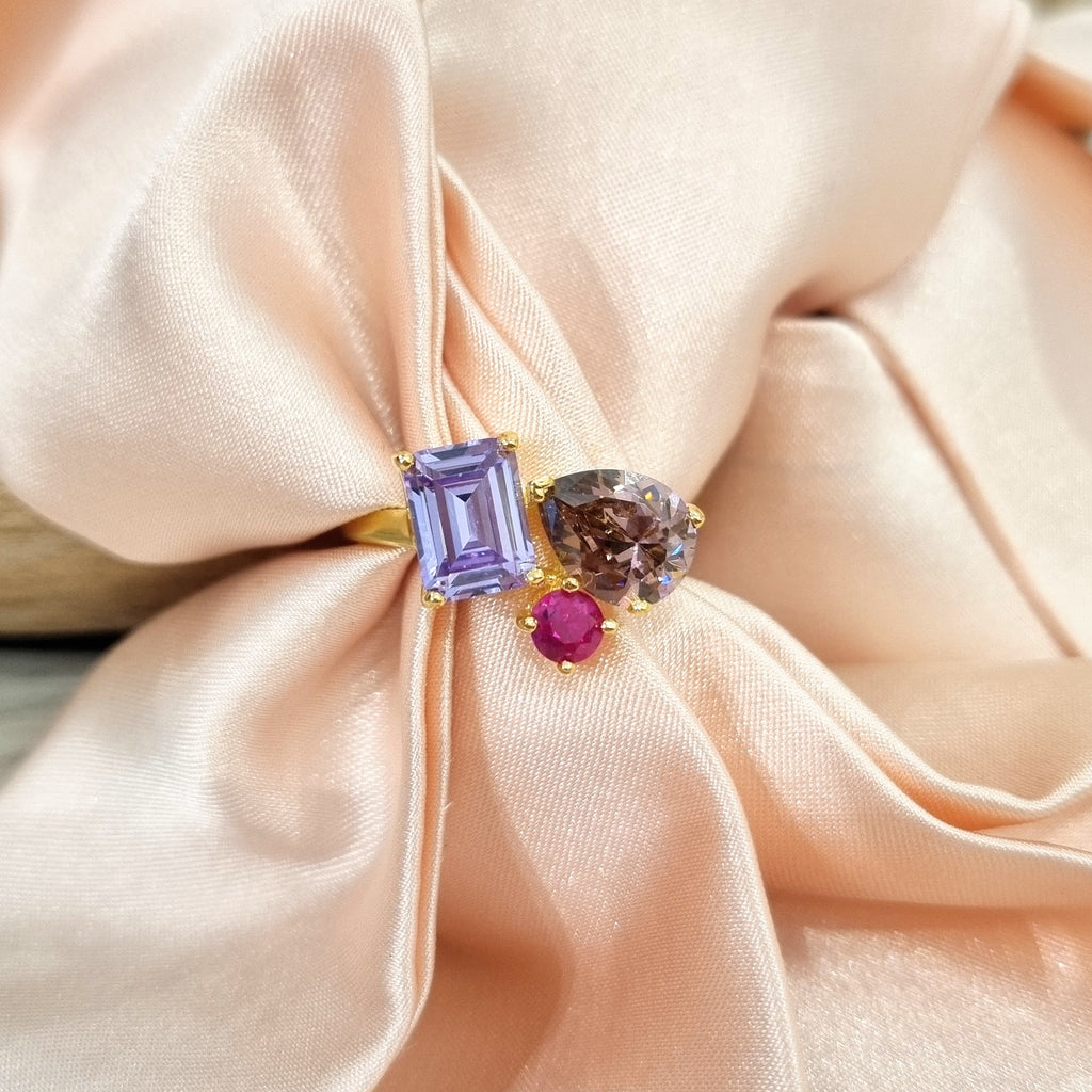 Anillo Plata 925 Chapa Formas