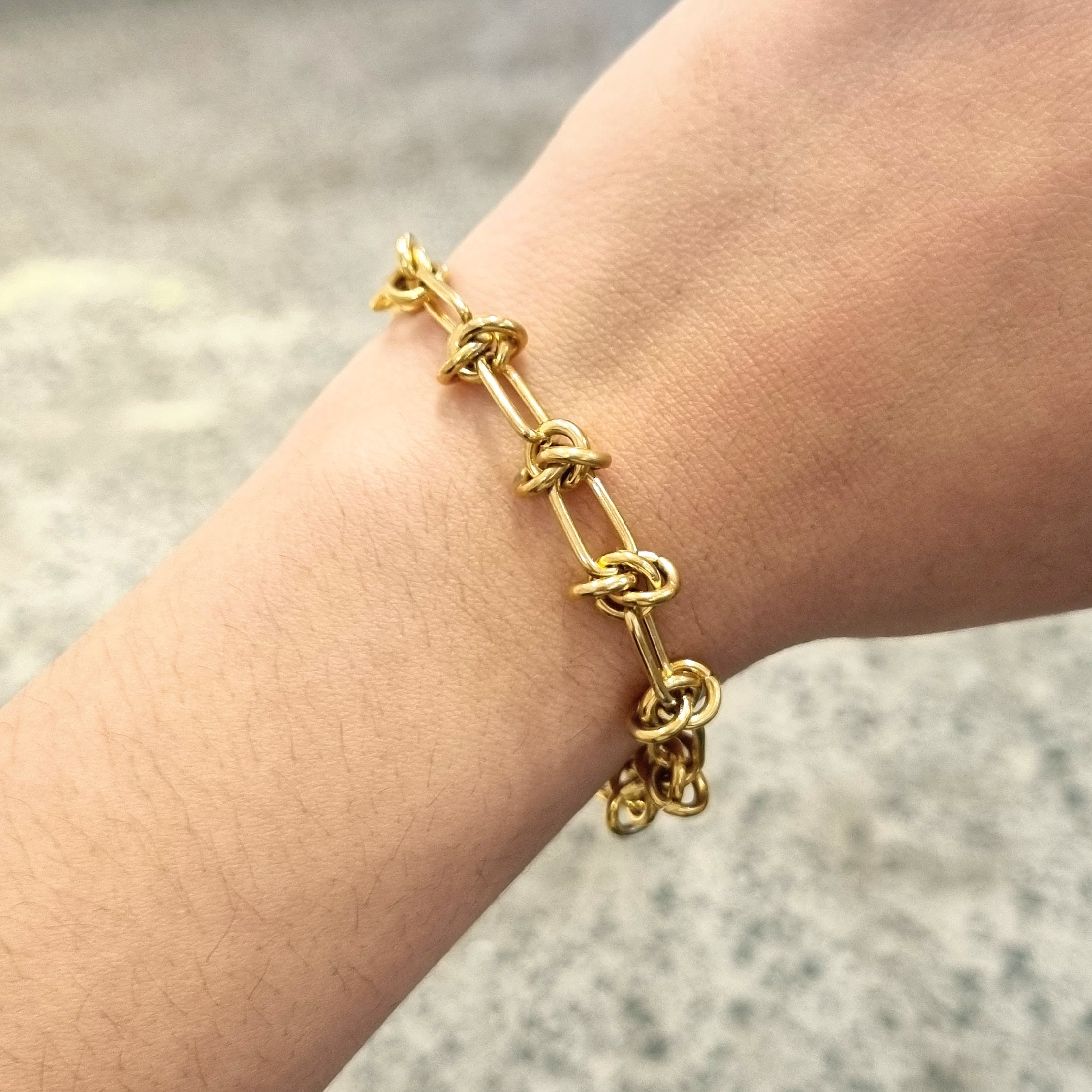 Pulsera Acero Inoxidable Nudos