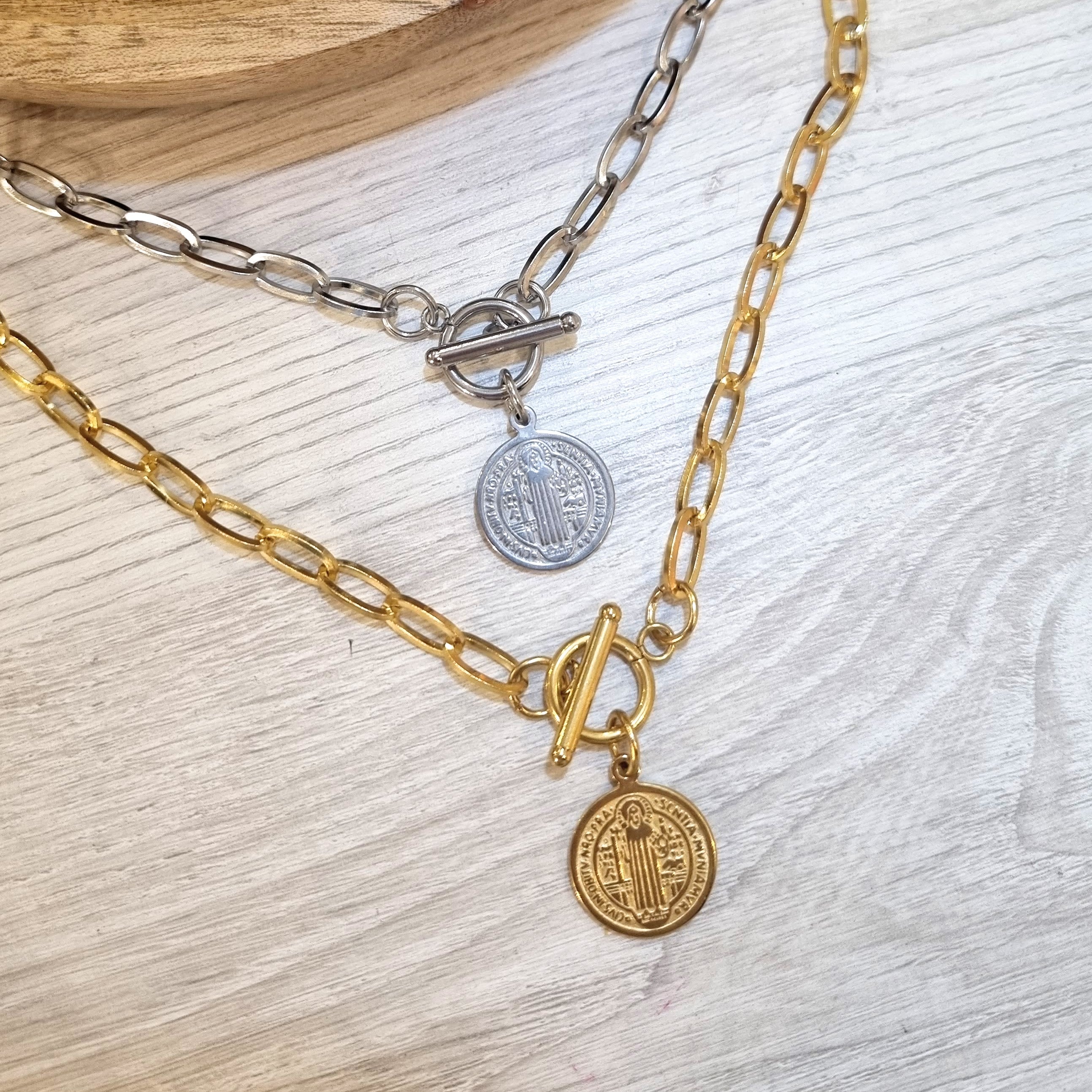 Collar Acero Inoxidable San Benito