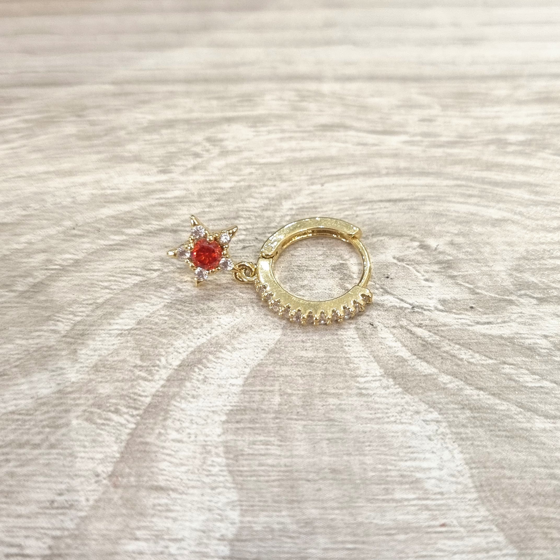 Piercing Chapa de Oro Estrella