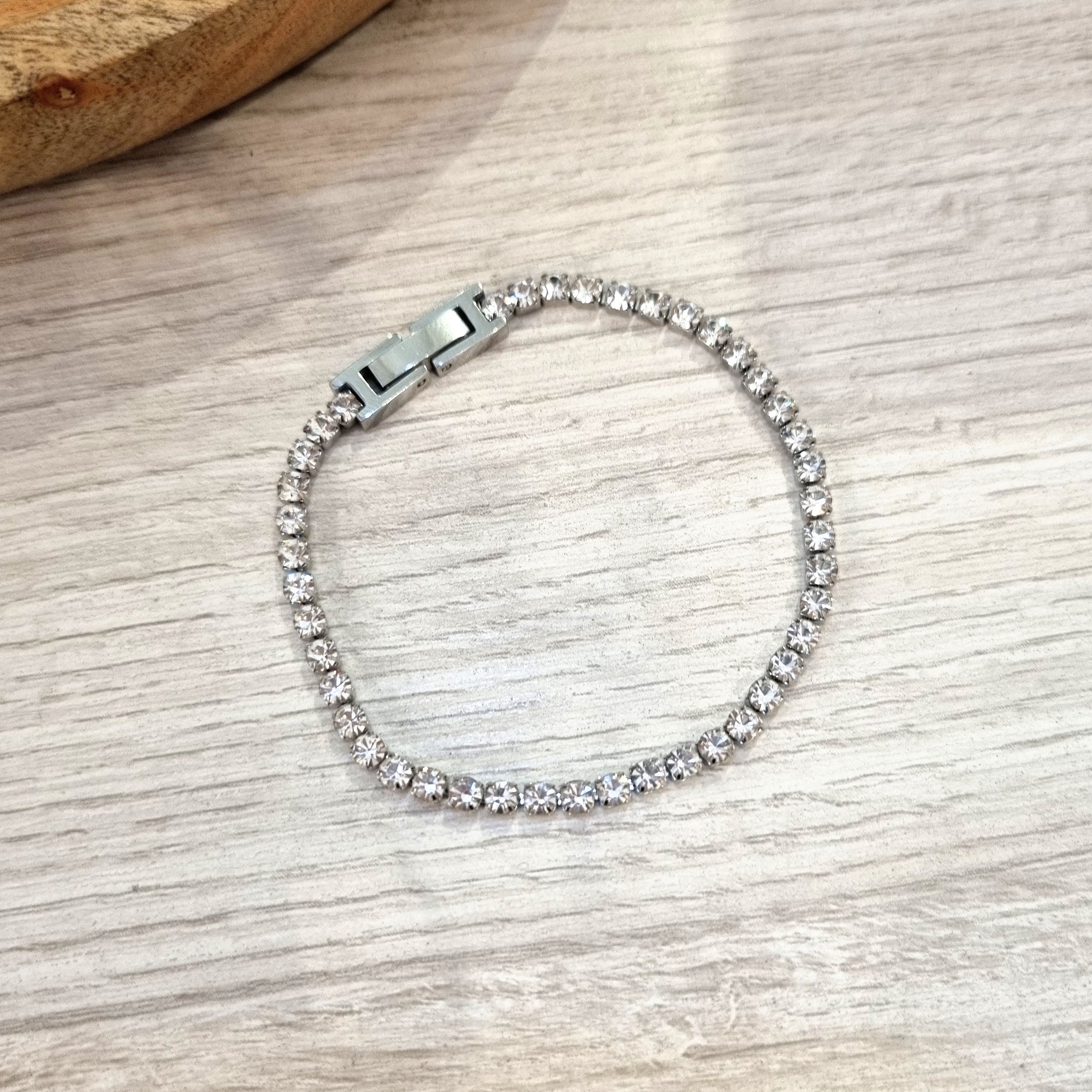 Pulsera Acero Inoxidable Tennis Mini