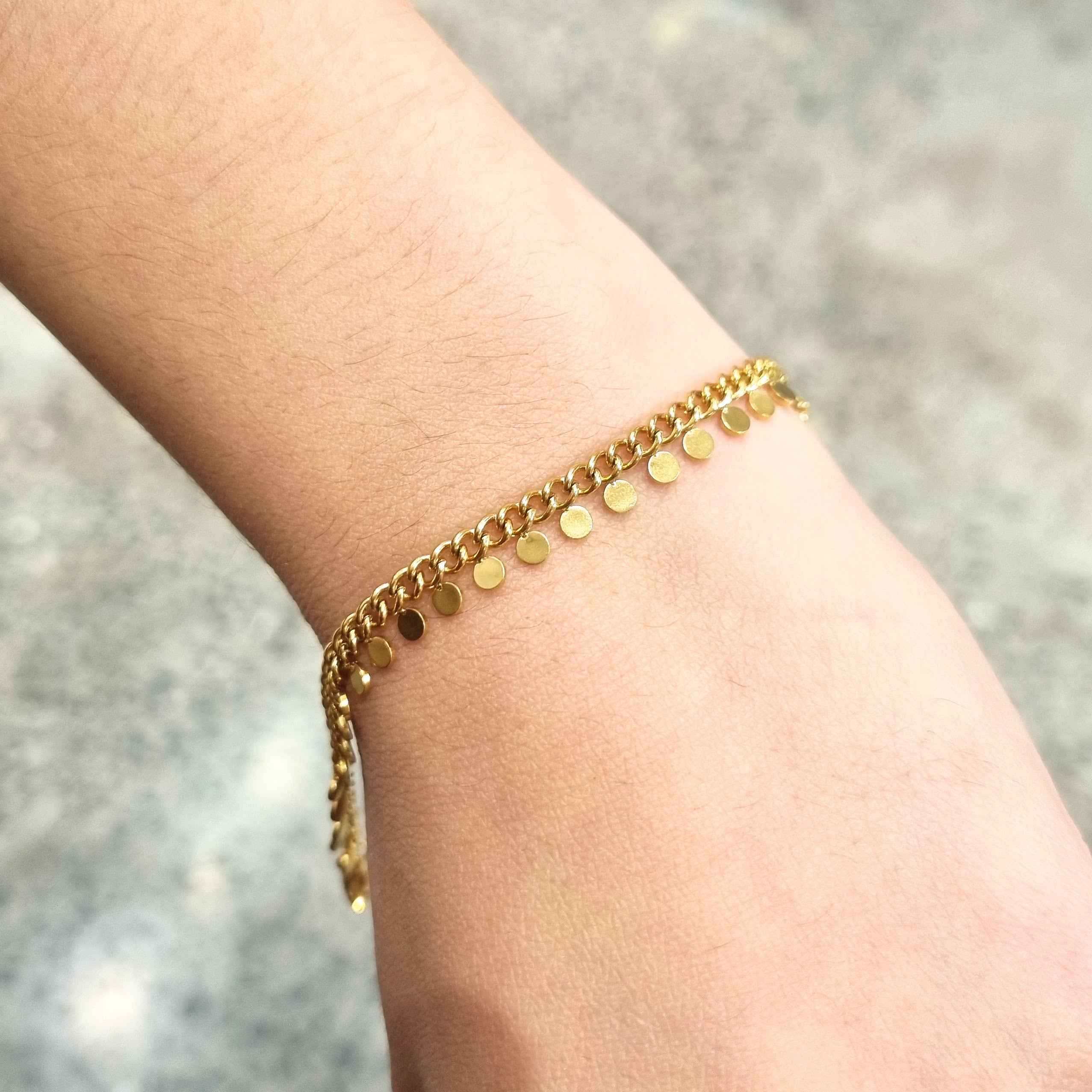 Pulsera Acero Inoxidable Bolitas