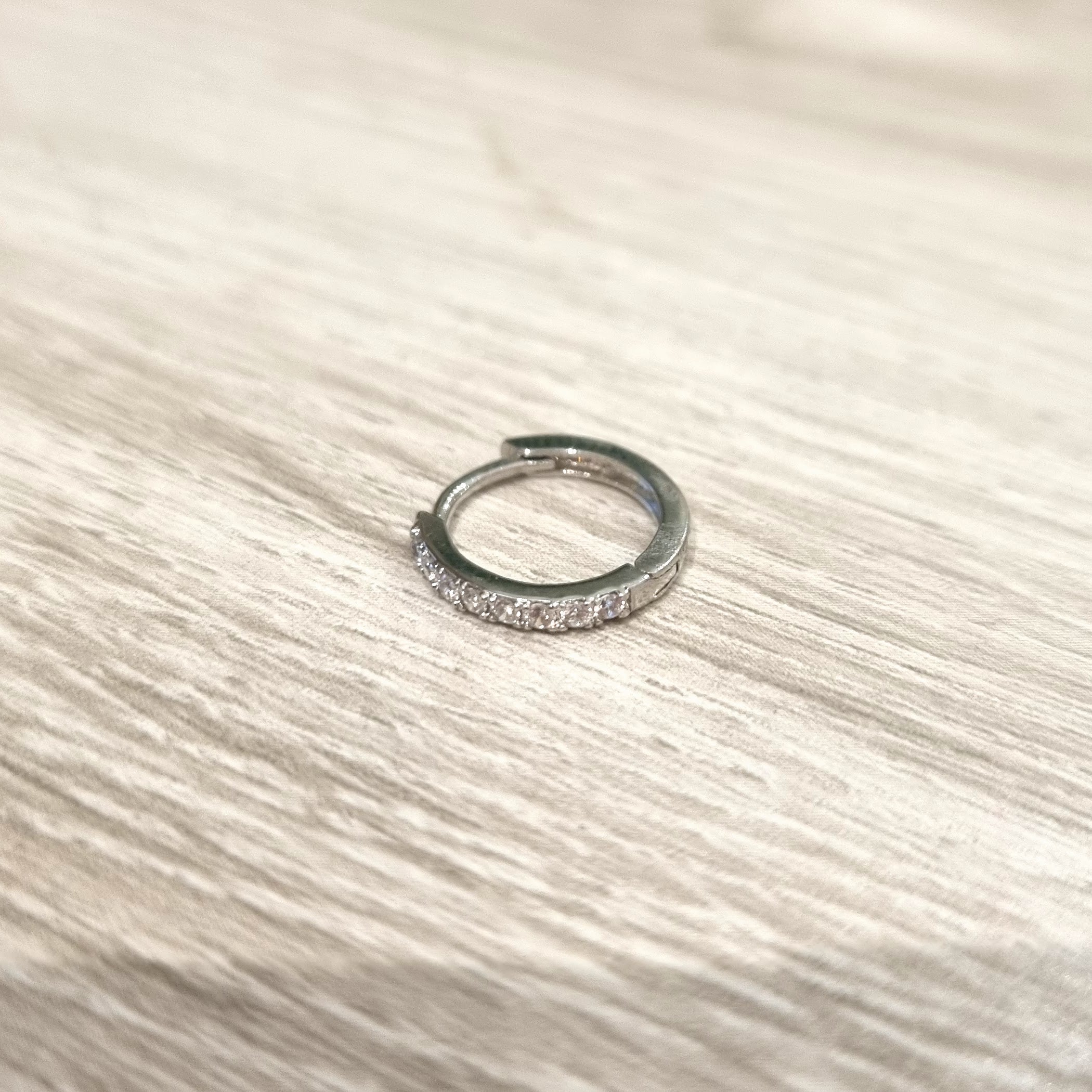 Piercing Plata 925 con Zirconia