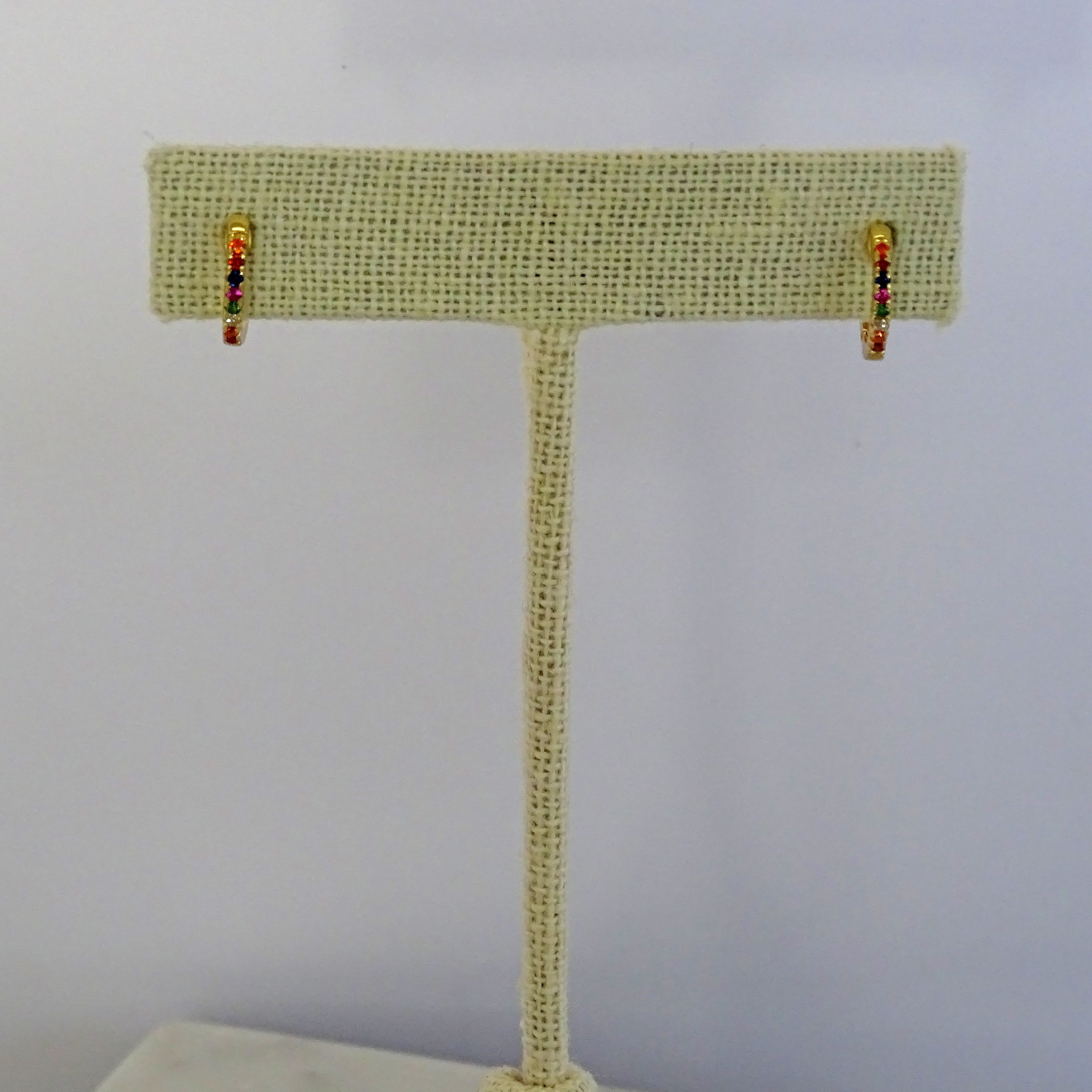 Huggies Dorados Multicolor Plata .925