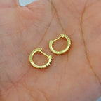 Huggies Dorados Multicolor Plata .925