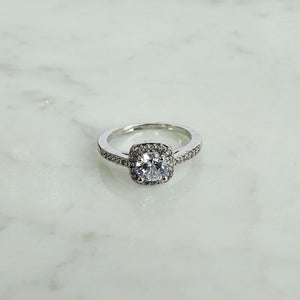 Anillo Plata .925 Halo