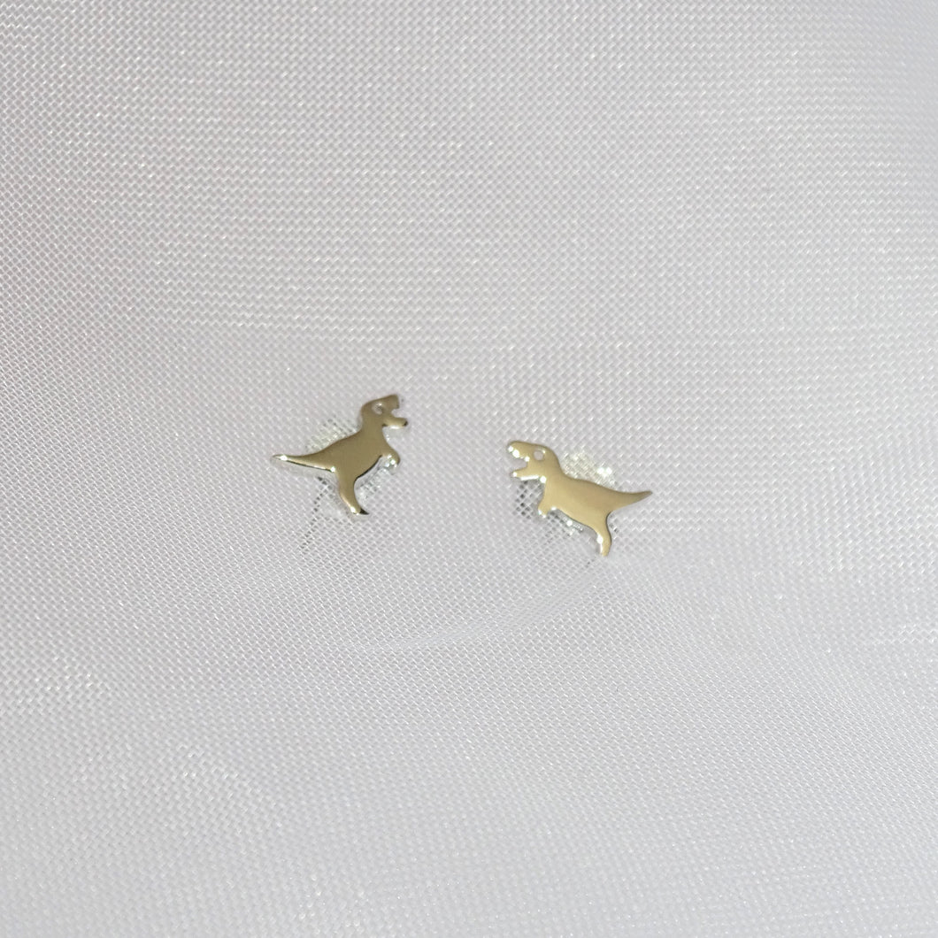 Aretes Plata Dinosaurio Mini