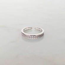 Cargar imagen en el visor de la galería, Anillo Chapa de Oro 14K Ajustable Doble