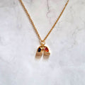 Collar Dorado Arcoiris Acero
