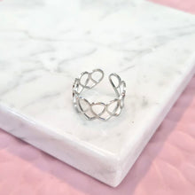 Cargar imagen en el visor de la galería, Anillo Acero Inoxidable Corazon