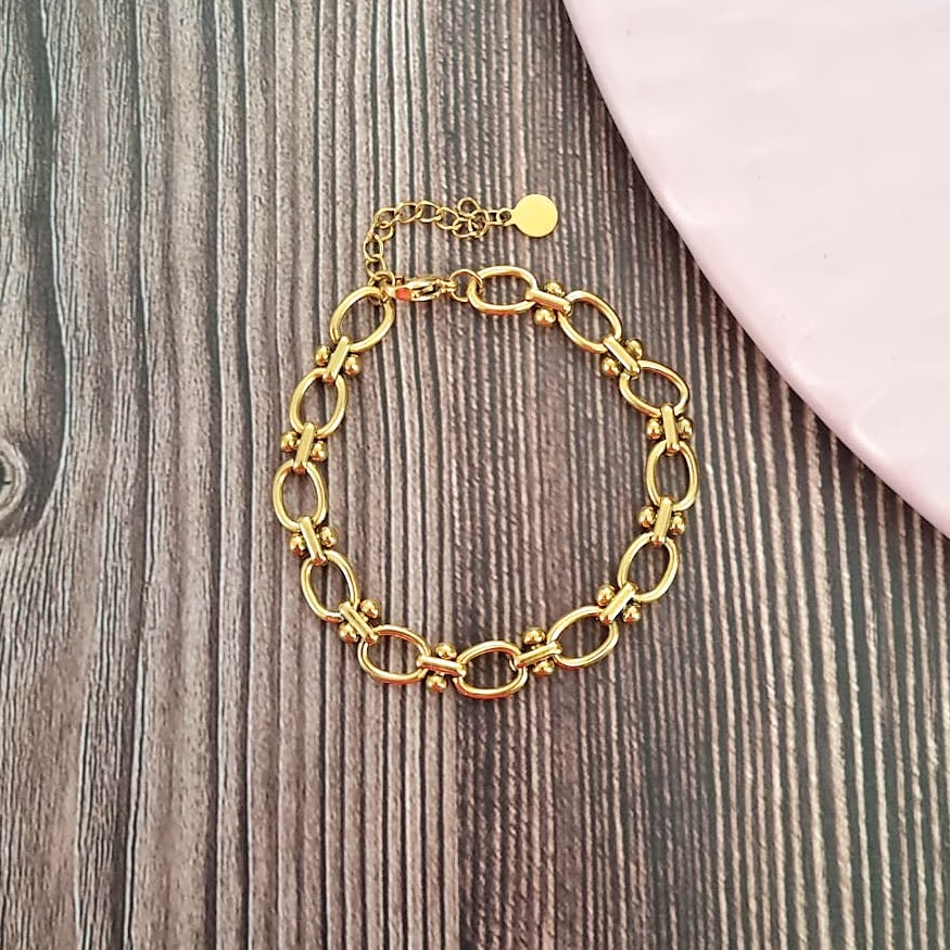 Pulsera Acero Inoxidable Eslabon